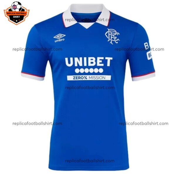 Rangers Home Men Replica Football Shirt 2025/26 Front View