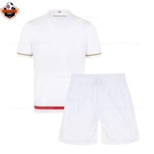 AS Monaco Home Kid Replica Football Kit 2025-26 backview