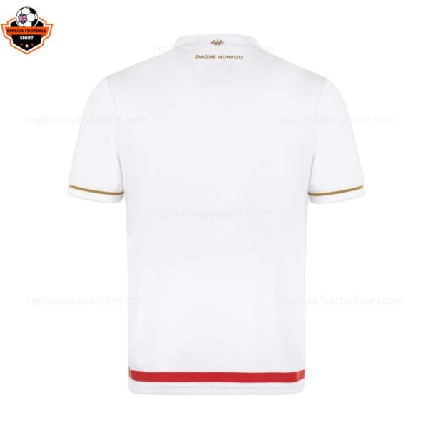 AS Monaco Home Men Replica Football Shirt 2025-26 backview