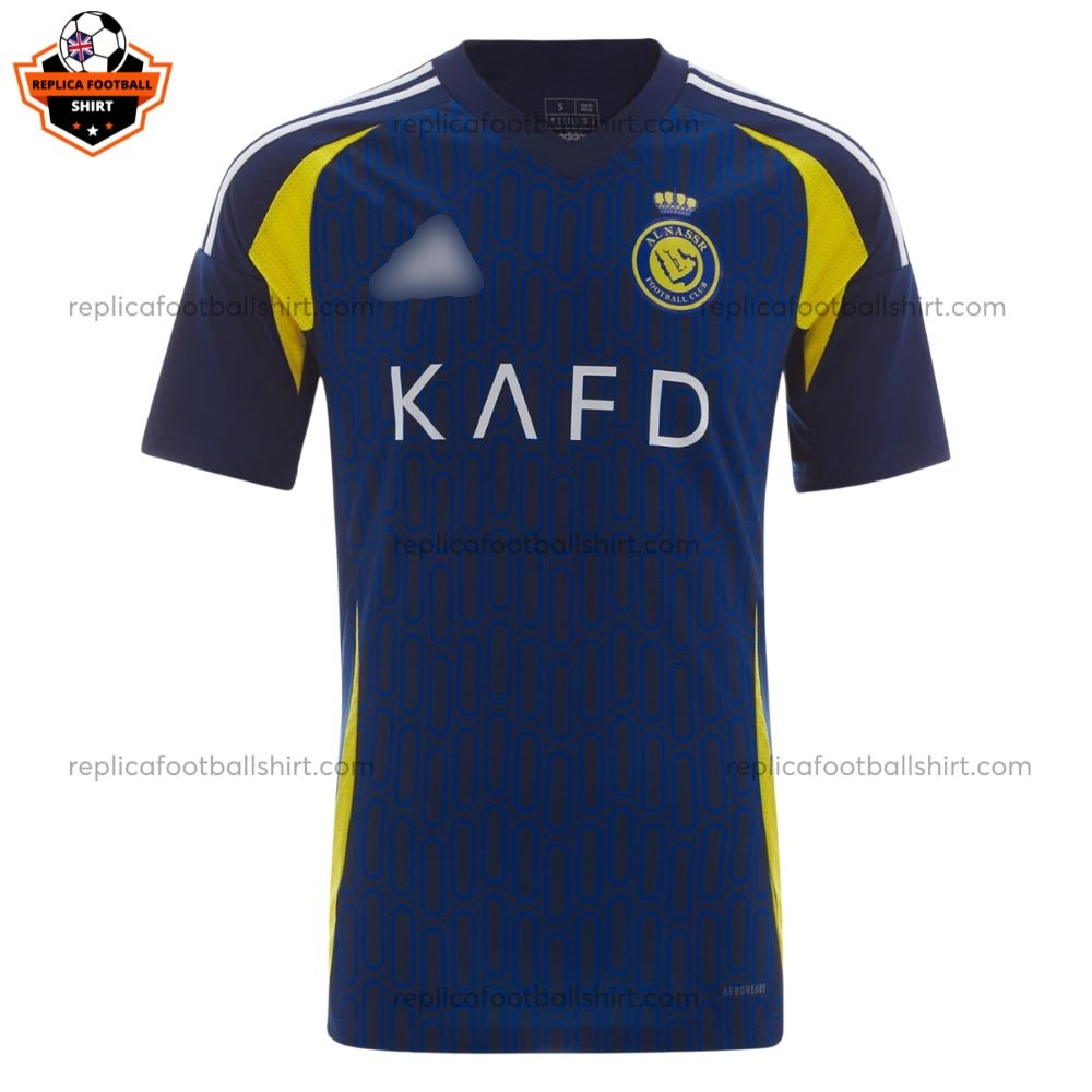 Al Nassr Away Men Replica Football Shirt 2024/25 RONALDO 7 Printed - Front View