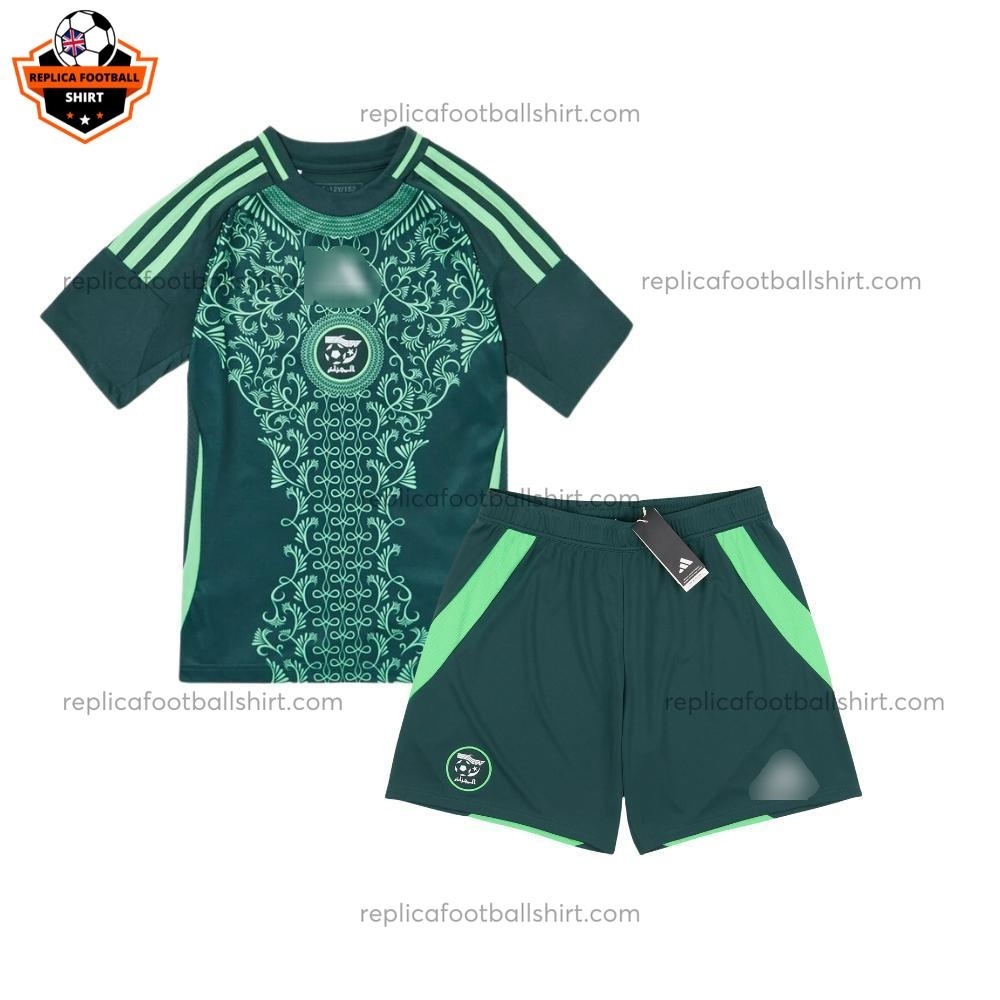 Algeria Away Kids Replica Football Kit 2024/25 - Front View