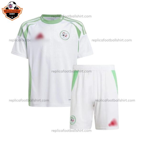 Algeria Home Kids Replica Football Kit 2024/25 - Front View