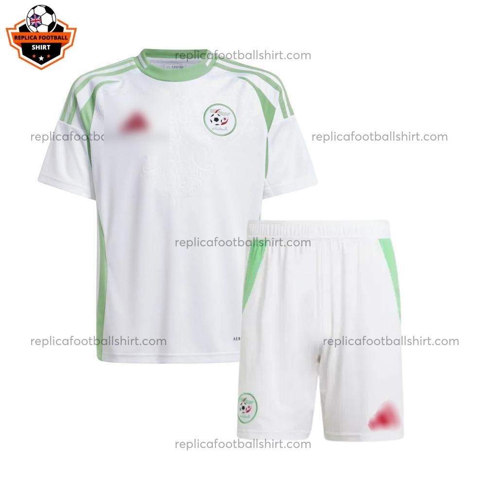 Algeria Home Kids Replica Football Kit 2024/25 - Front View