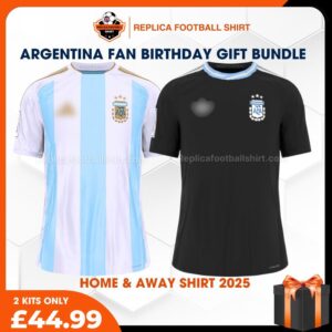 Argentina FC 2025 Birthday Bundle - Home & Away Replica Football Shirt for True Fans - Over View