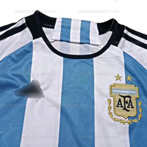 Argentina World Cup Home Kid Replica Football Kit 2022 - detail