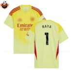 Arsenal Goalkeeper Men Replica Football Shirt 2025/26 RAYA 1 Printed