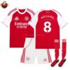 Arsenal Home Kid Replica Football Kit 2025-26 ØDEGAARD 8 Printed