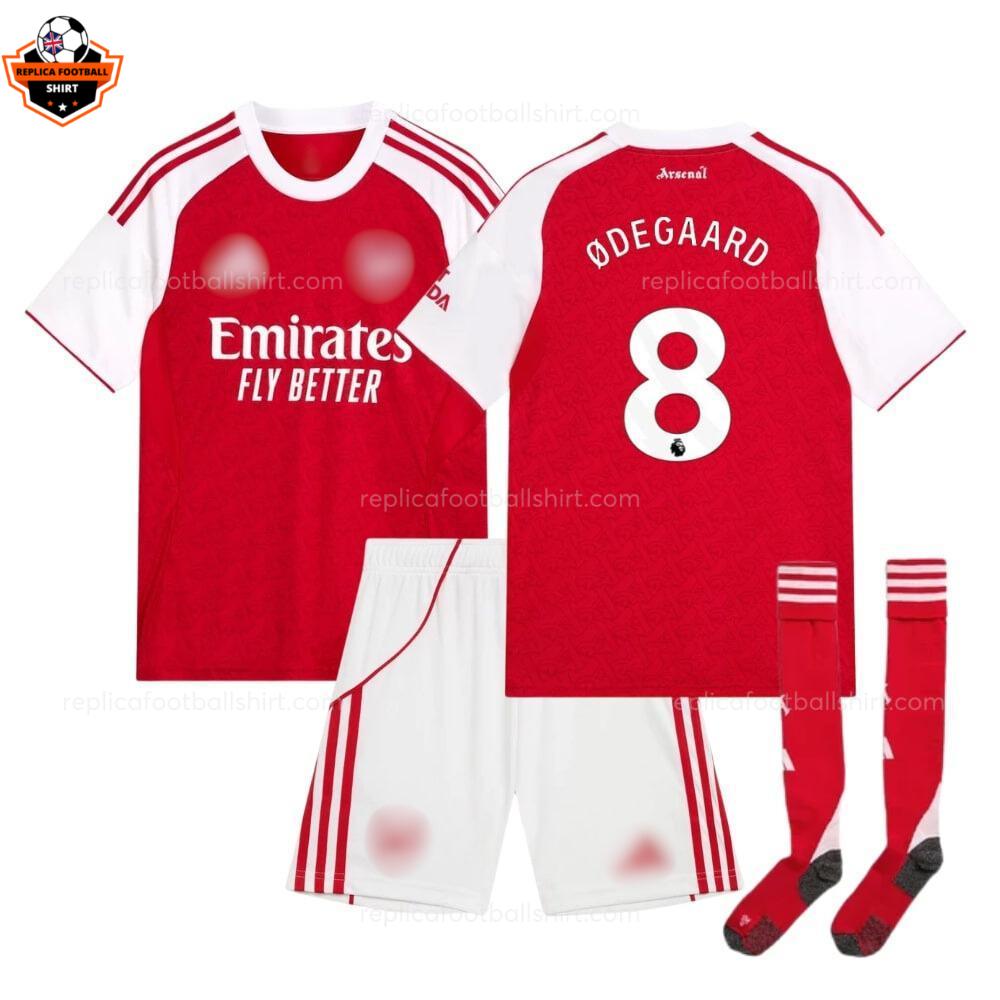 Arsenal Home Kid Replica Football Kit 2025-26 ØDEGAARD 8 Printed