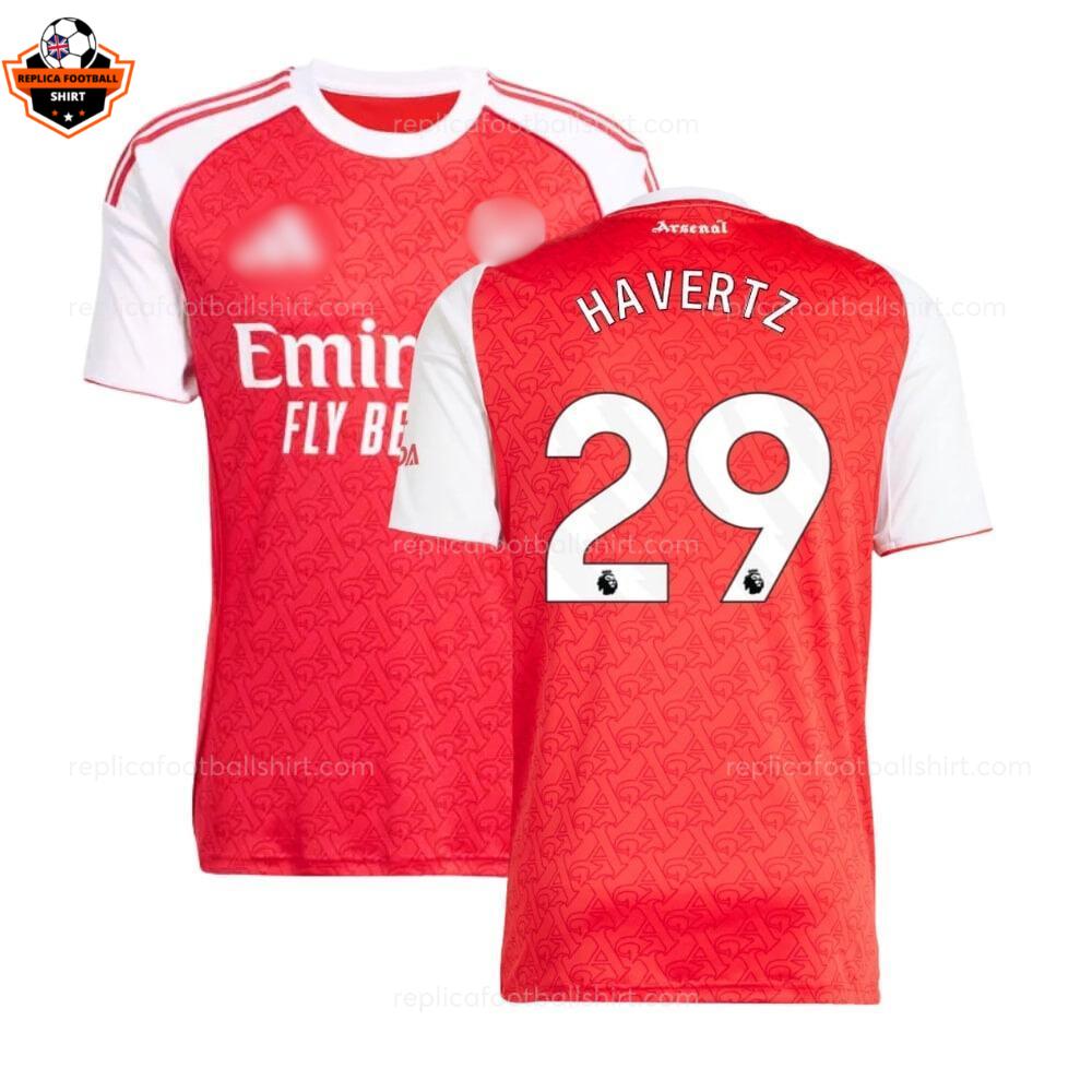 Arsenal Home Men Replica Football Shirt 2025-26 HAVERTZ 29 Printed