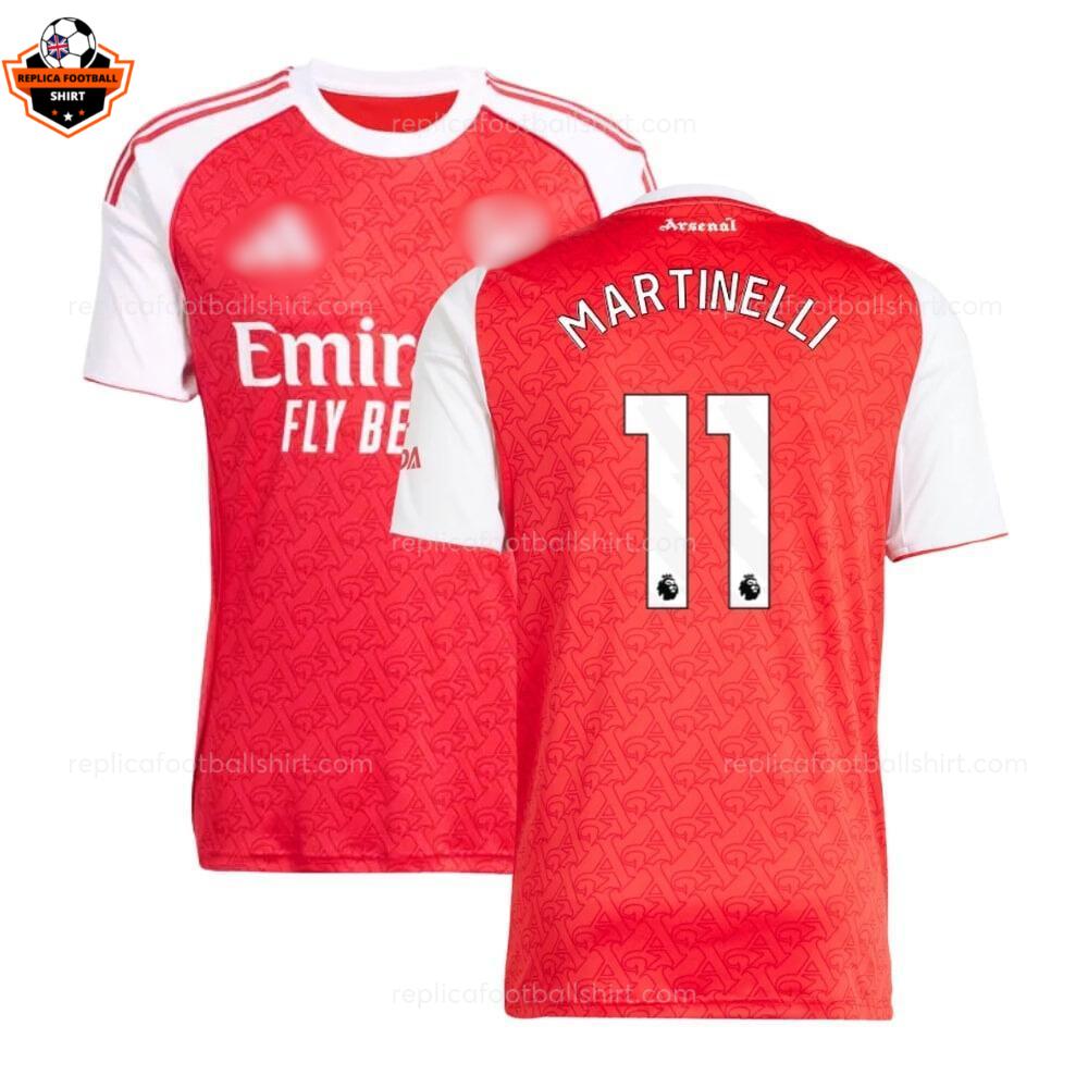 Arsenal Home Men Replica Football Shirt 2025-26 MARTINELLI 11 Printed