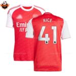Arsenal Home Men Replica Football Shirt 2025/26 RICE 41 Printed