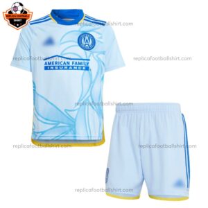 Atlanta United Away Kid Replica Football Kit 2024/25 - Front View