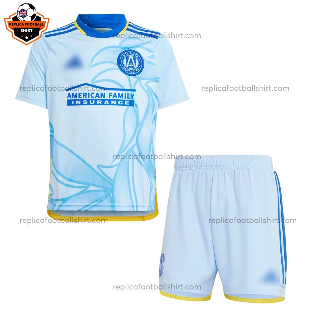 Atlanta United Away Kid Replica Football Kit 2024/25 - Front View
