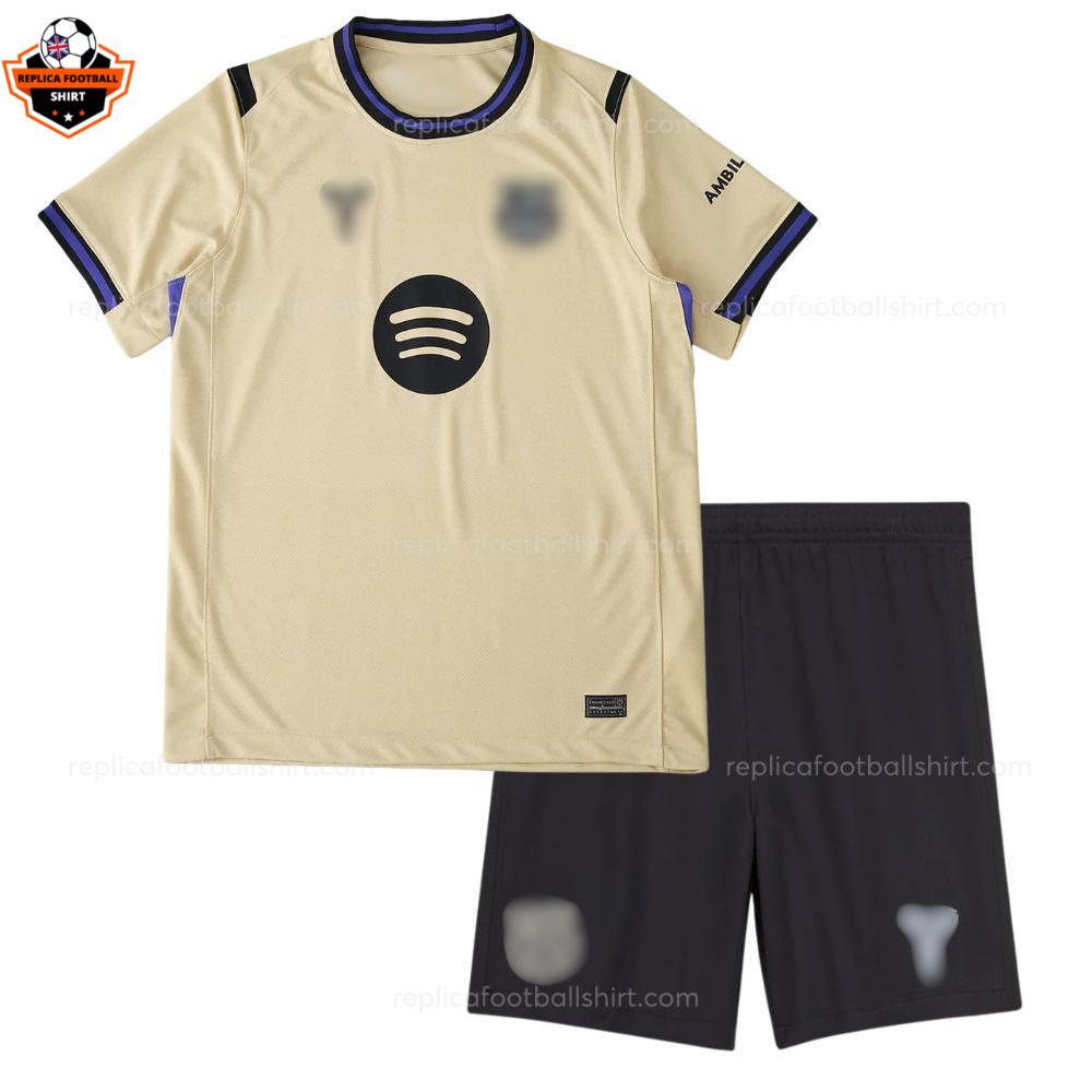 Barcelona Away Kid Replica Football Kit 2025-26