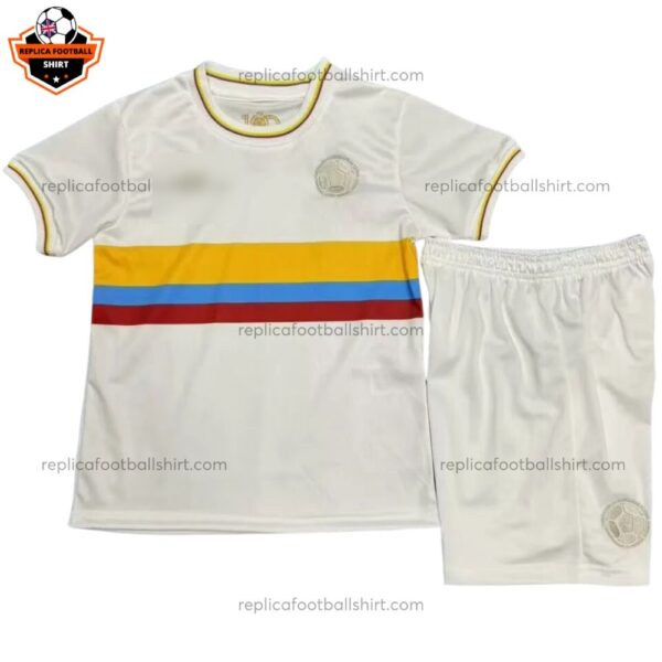 Colombia 100th Anniversary Edition Kid Replica Football Kit 2024/25 - Front View