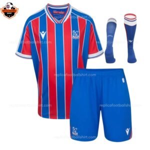 Crystal Palace Home Kid Replica Football Kit 2025-26