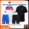 England FC 2025/26 Birthday Bundle - Home & Away Replica Football Kit for True Fans Full View
