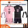 Inter Miami FC 2024/25 Birthday Bundle - Home & Away Replica Football Kit for True Fans - Front View