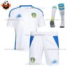 Leeds United FC 2024/25 Birthday Bundle - Home & Away Replica Football Kit for True Fans - Front View
