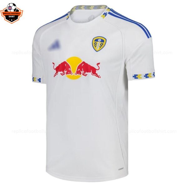 Leeds United Home Men Replica Football Shirt 2025-26 frontview