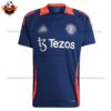 Manchester United Blue Training Men Replica Football Shirt 24/25 - Front View