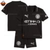 Manchester City Away Kid Replica Football Kit 2025-26 overview