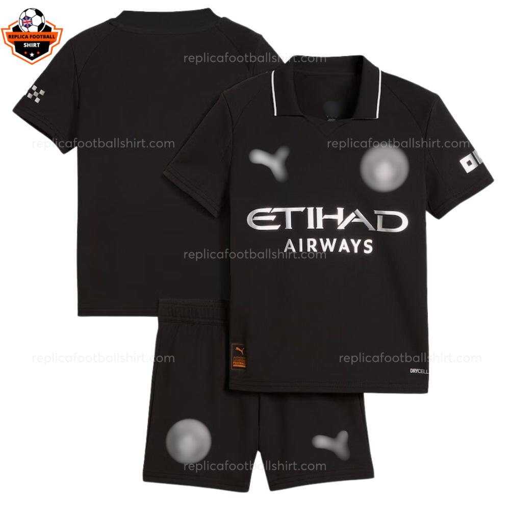 Manchester City Away Kid Replica Football Kit 2025-26 overview