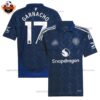 Manchester United Away Men Replica Football Shirt 2024/25 GARNACHO 17 Printed - Over View