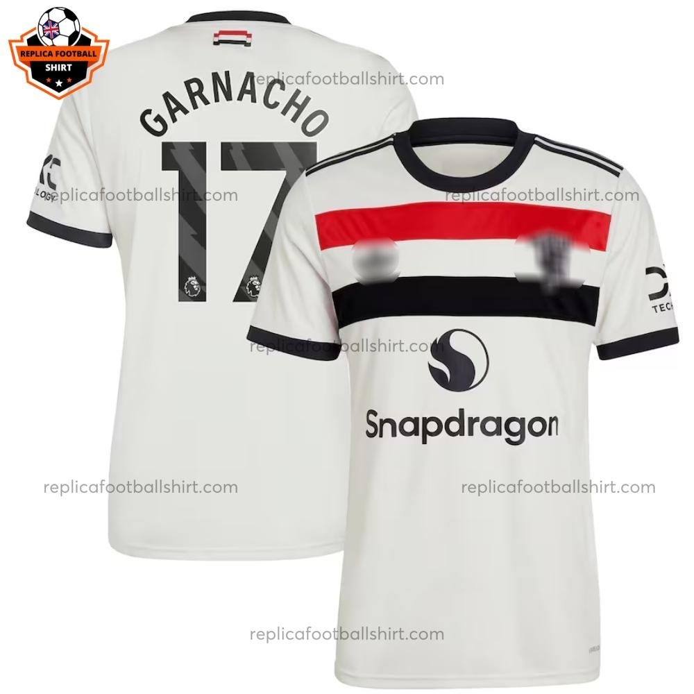 Manchester United Third Men Replica Football Shirt 2024/25 GARNACHO 17 Printed - Over View