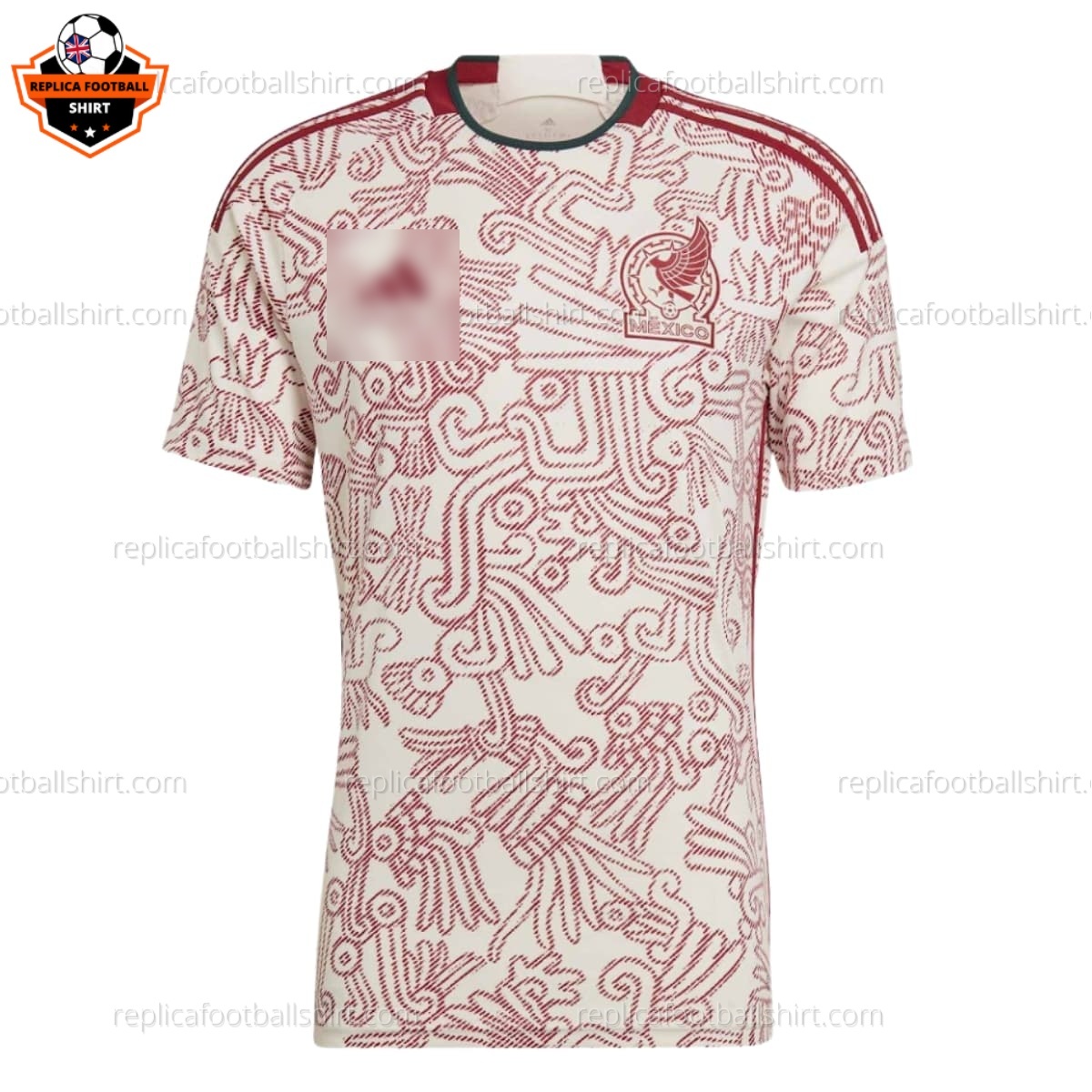 Mexico Away World Cup Men Replica Football Shirt 2022 - front view