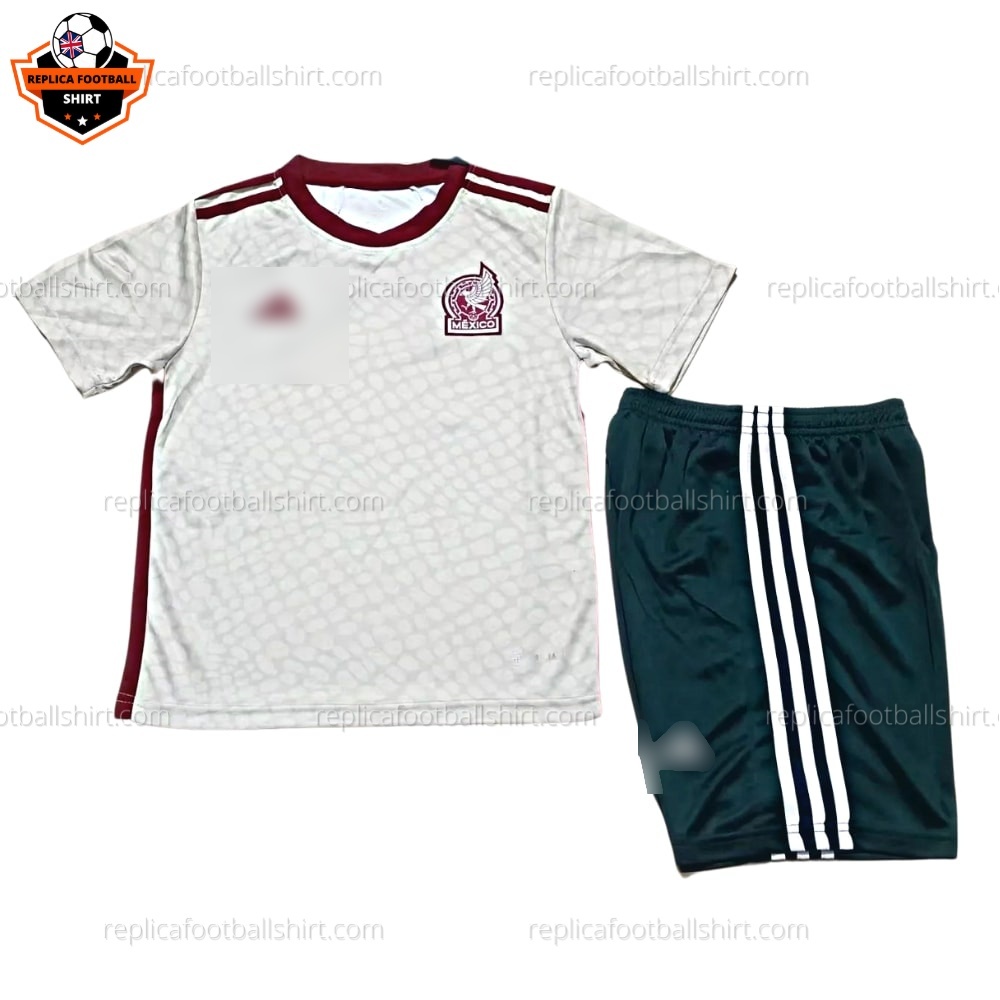 Mexico Away Kid Replica Football Kit 2022 - front view