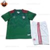 Mexico World Cup Home Kid Replica Football Kit 2022 - front view