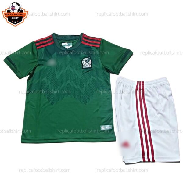 Mexico World Cup Home Kid Replica Football Kit 2022 - front view