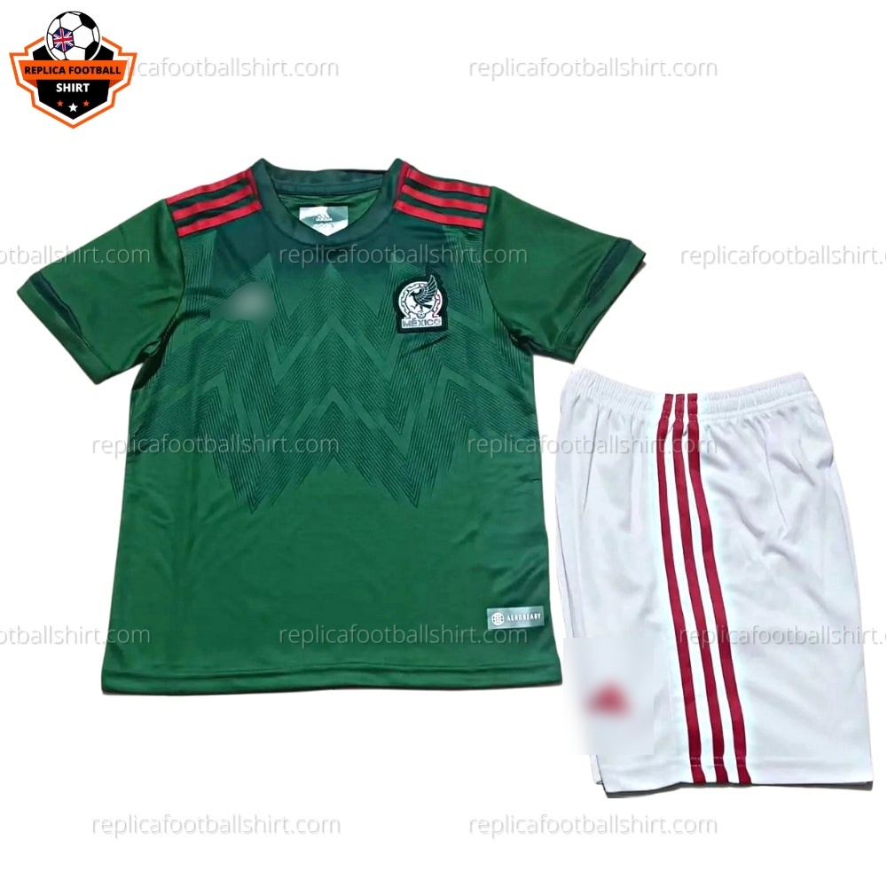 Mexico World Cup Home Kid Replica Football Kit 2022 - front view