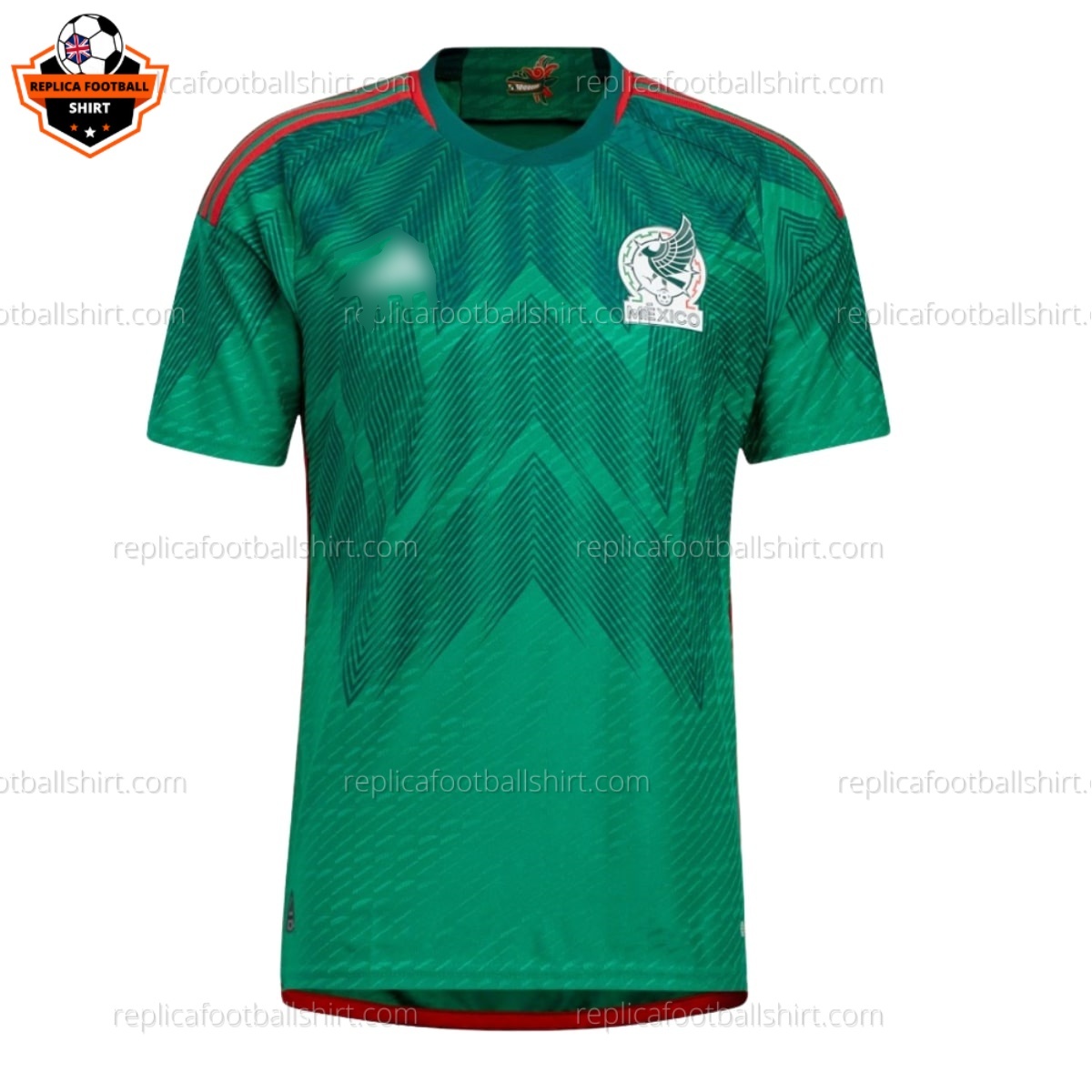Mexico Home World Cup Men Replica Football Shirt 2022 - front view
