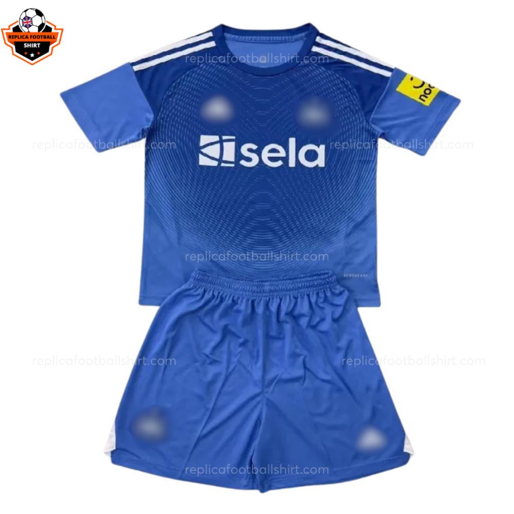 Newcastle Blue Goalkeeper Kid Replica Football Kit 2025-26