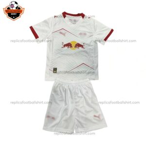 RB Leipzig Home Kid Replica Football Kit 2025/26 Front View