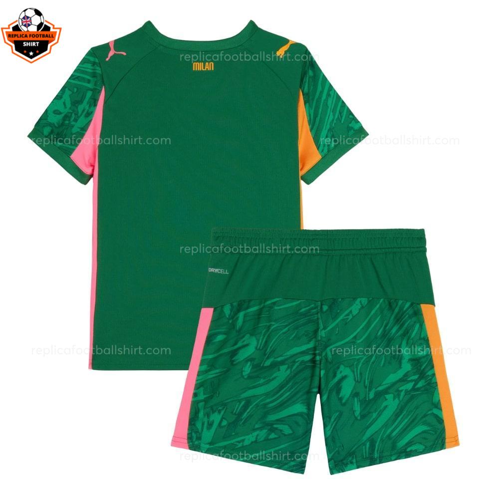 RFS AC Milan Third Goalkeeper 25 26 Kids Football Kit backview