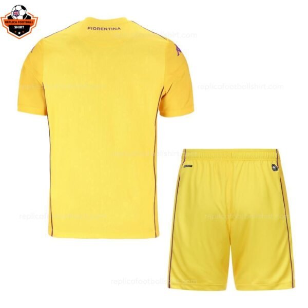 RFS ACF Fiorentina Yellow Goalkeeper Kids Replica Football Kit 2025_26 (2)