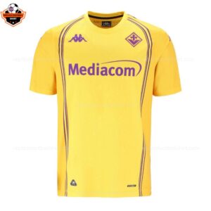 RFS ACF Fiorentina Yellow Goalkeeper Men Replica Football Shirt 2025_26 (1)