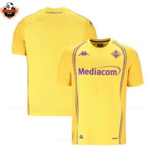 RFS ACF Fiorentina Yellow Goalkeeper Men Replica Football Shirt 2025_26