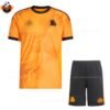 RFS AS Roma Away Kids Football Kit 2025_26-front view