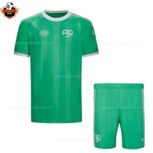 RFS AS Roma Goalkeeper Kids Football Kit 2025_26-front view