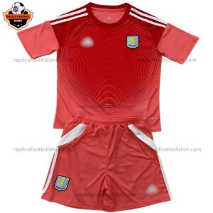 Aston Villa Goalkeeper Kid Replica Football Kit 2025/26 frontview