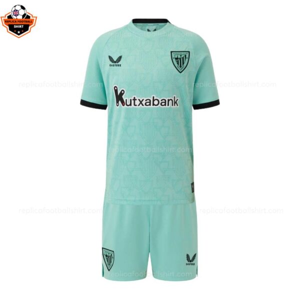 RFS Athletic Club Bilbao Third 25 26 Kids Football Kit frontview