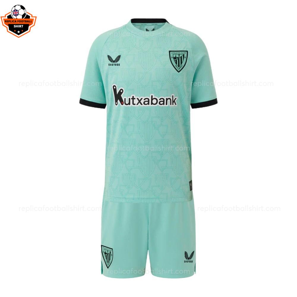RFS Athletic Club Bilbao Third 25 26 Kids Football Kit frontview