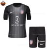 RFS Atletico Madrid Goalkeeper Kids Football Kit 2025_26-front view