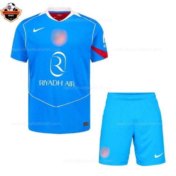 RFS Atletico Madrid Third Kids Football Kit 2025_26-front view