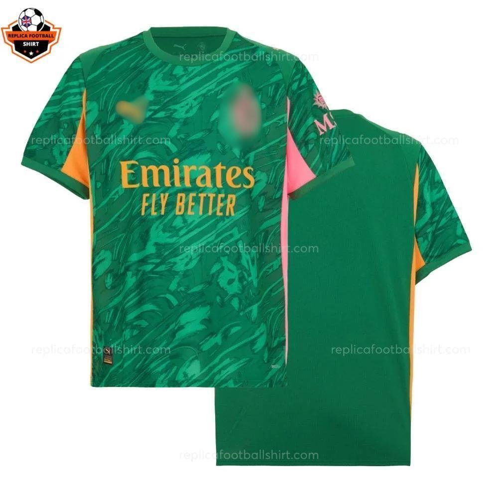 RFS Blur AC Milan Green Goalkeeper Men Replica Football Shirt 2025_26