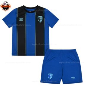Bournemouth Away Kid Replica Football Kit 2025/26